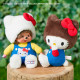 A Monchhichi x Hello Kitty Monchhichi S號